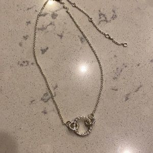 Rhinestone necklace EUC